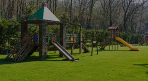 playground on artificial turf