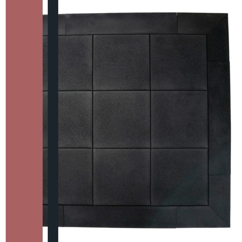 Pop-Lock home gym rubber tiles