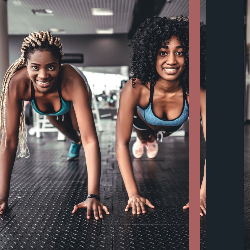 planking on gym floor